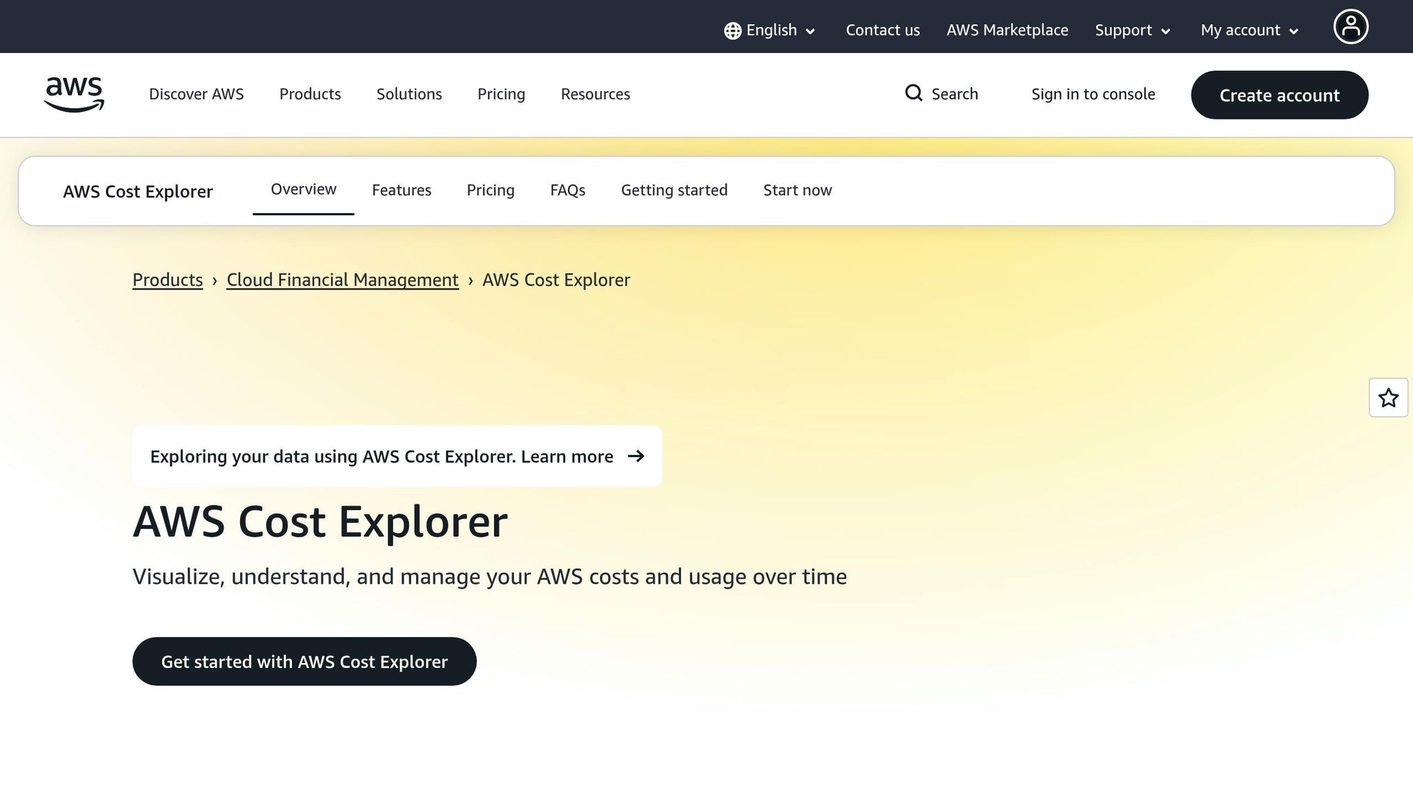 AWS Cost Explorer