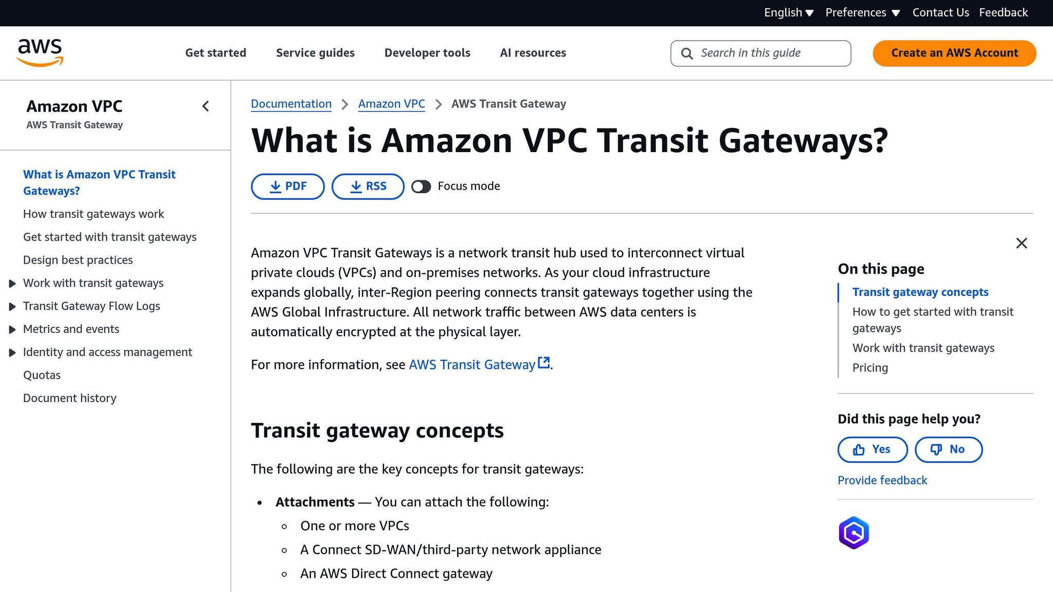 AWS Transit Gateway