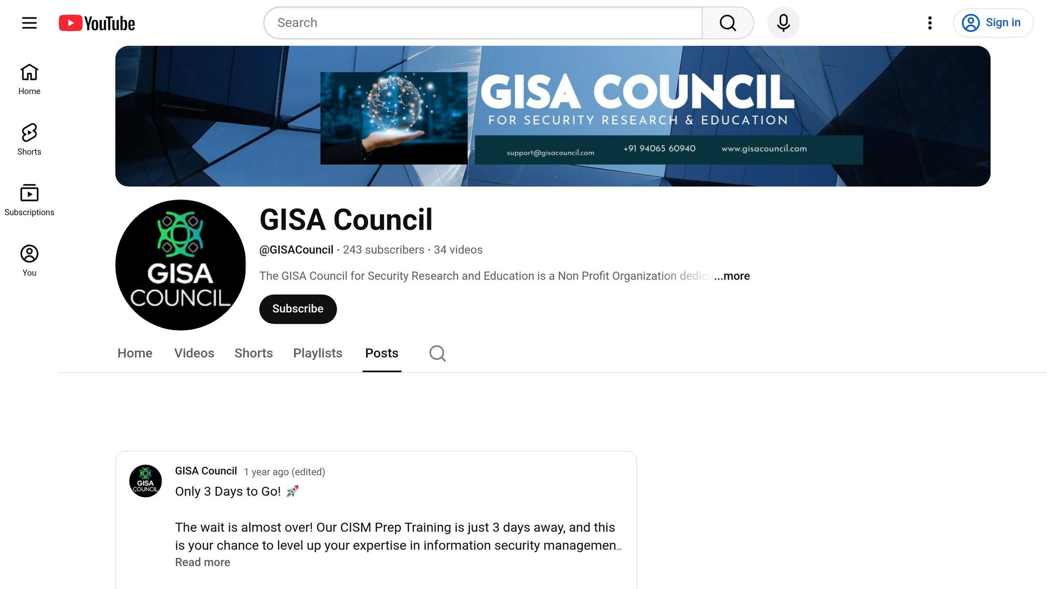 GISA Council