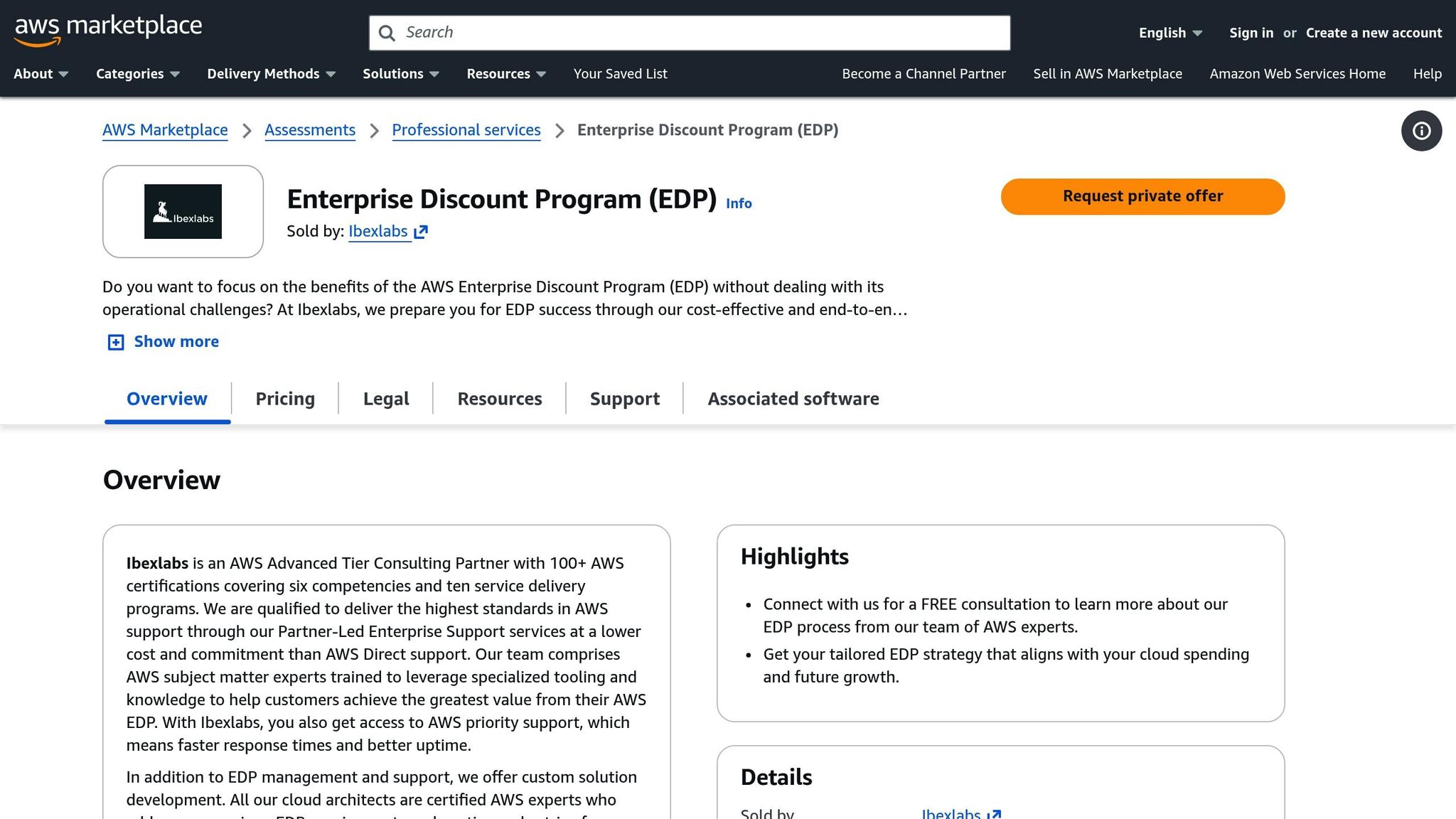 AWS Enterprise Discount Program