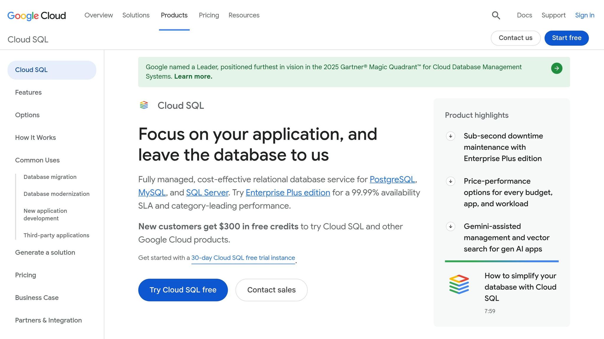Cloud SQL