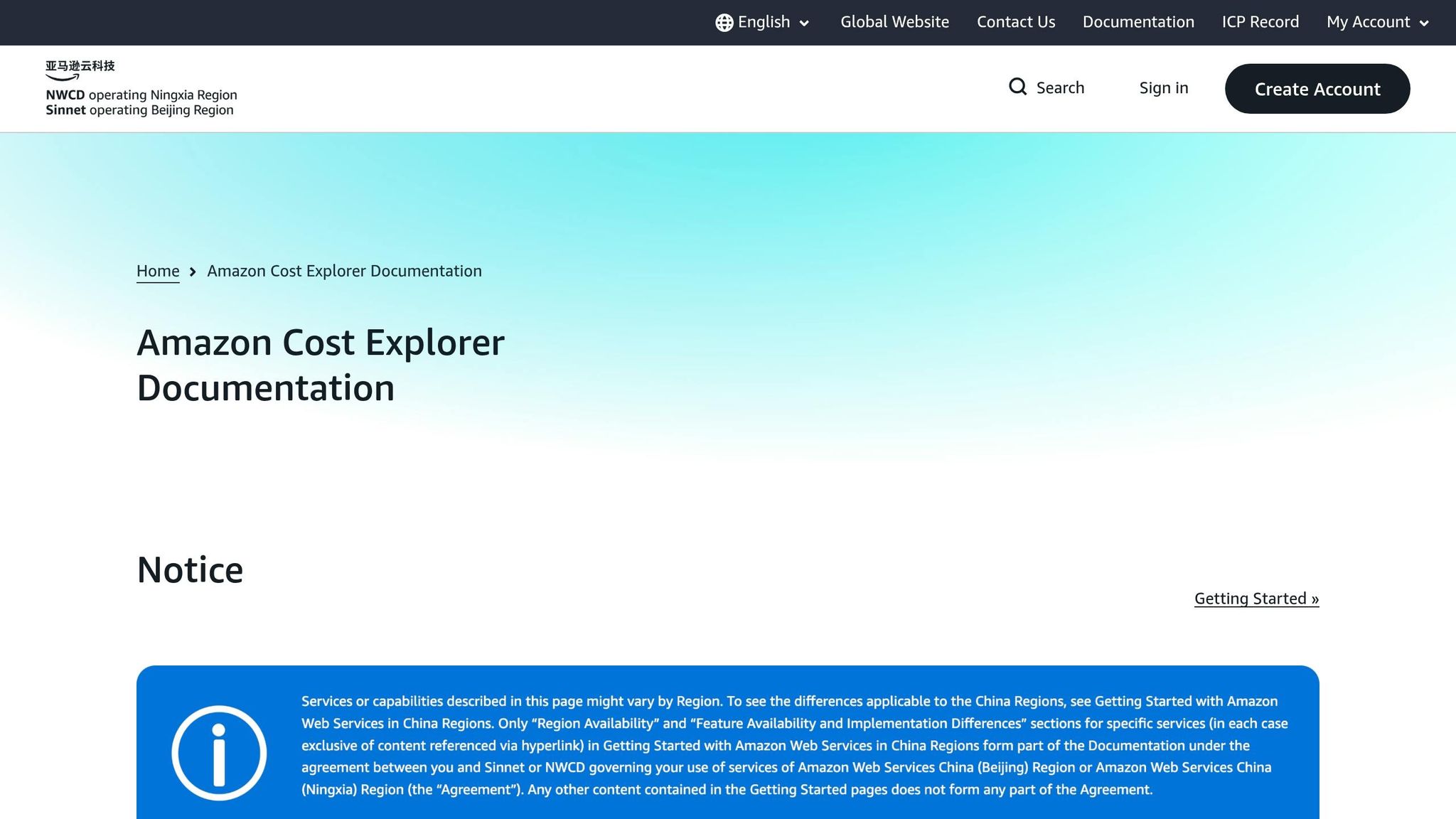 AWS Cost Explorer