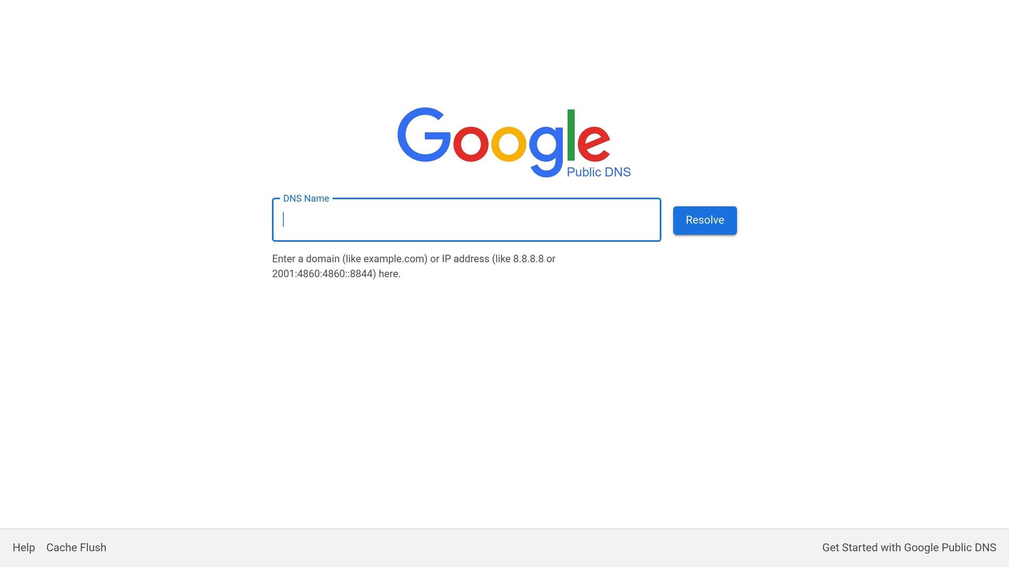 Google Public DNS