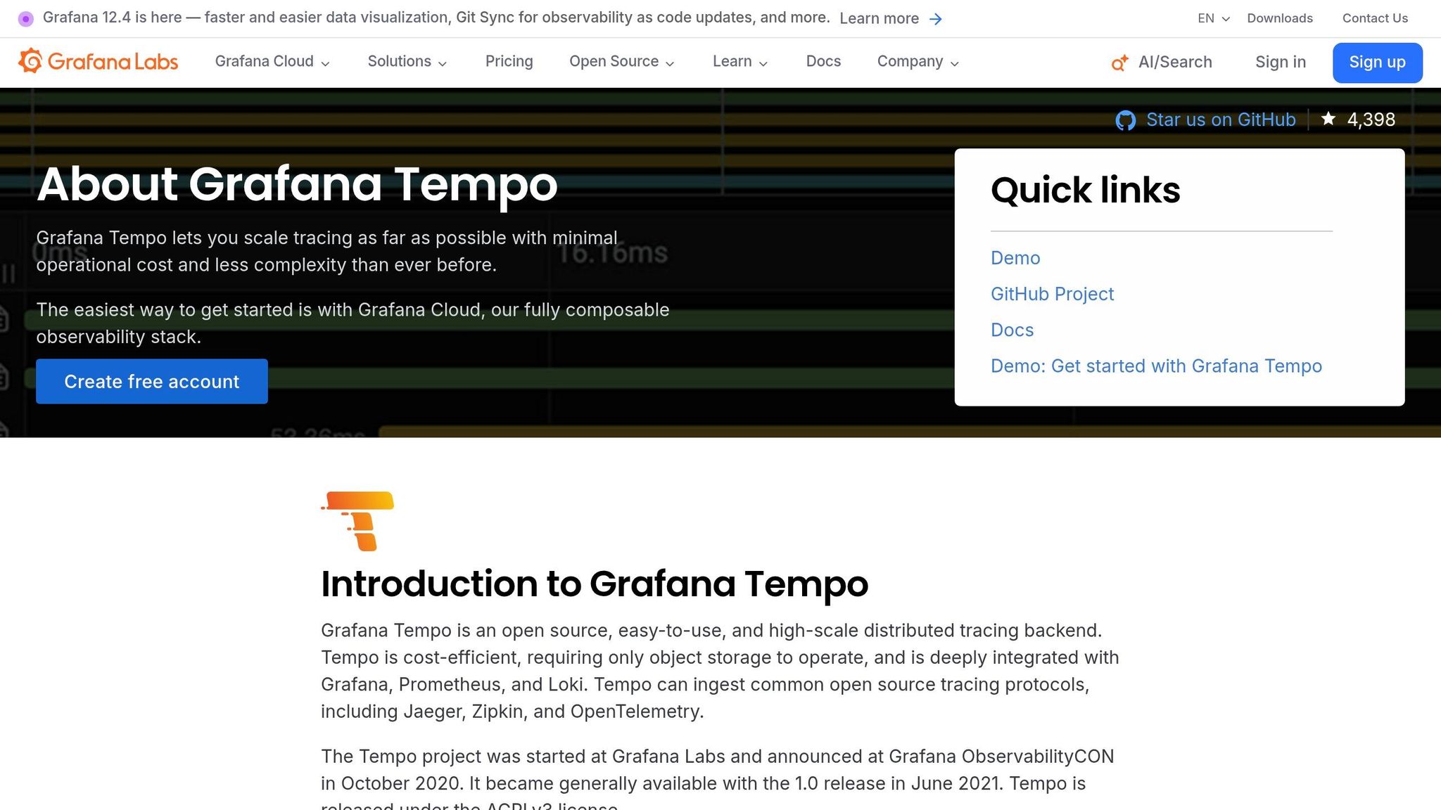 Grafana Tempo