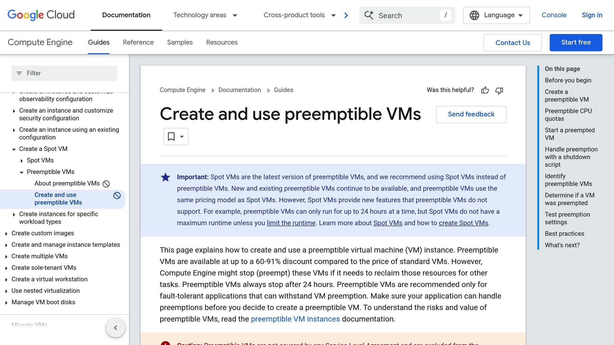 Google Cloud Preemptible VMs