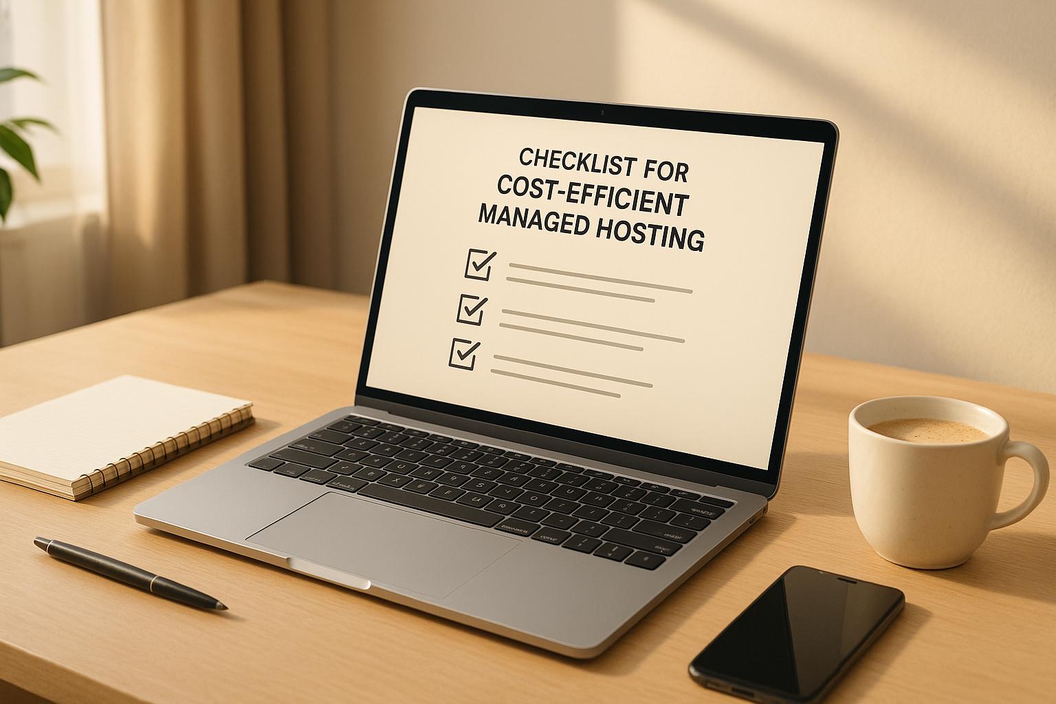 Checklist for Cost-Efficient Managed Hosting