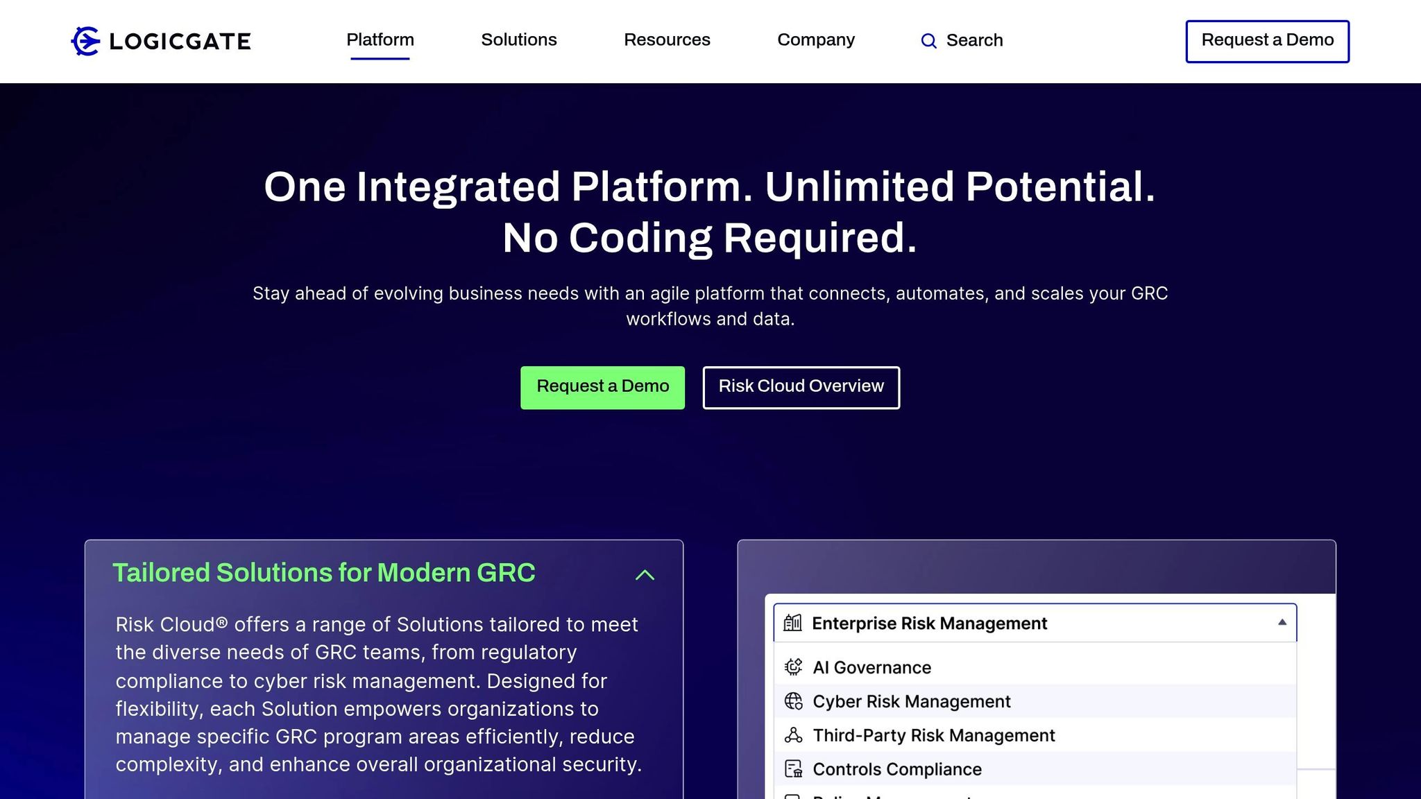 LogicGate Risk Cloud