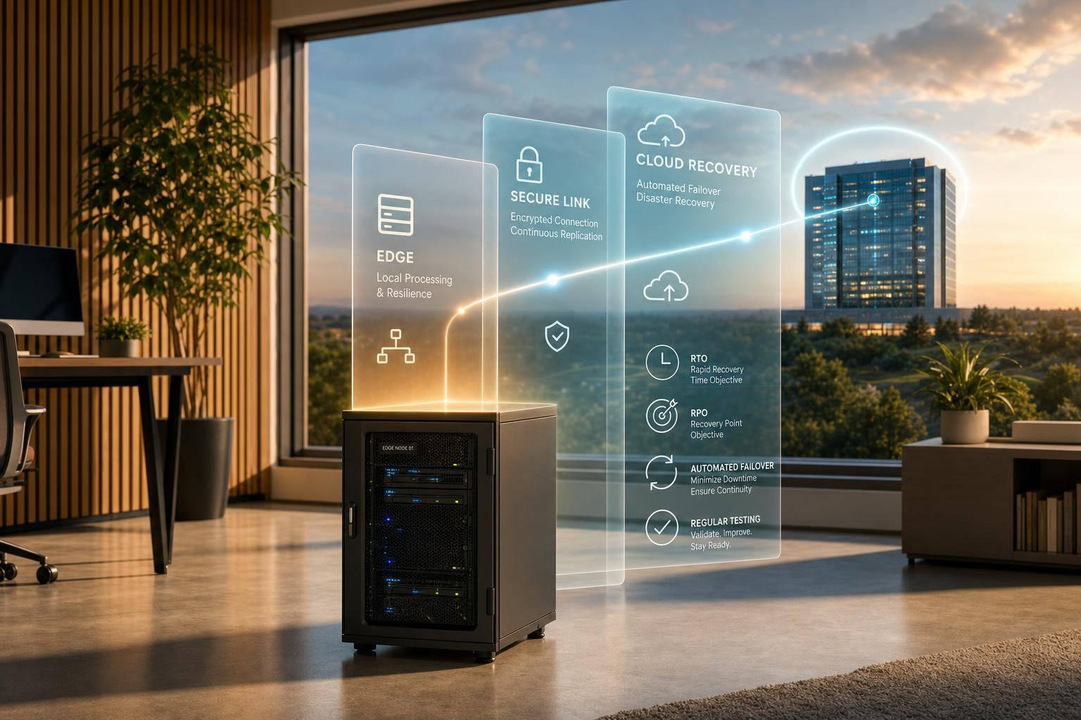 Edge Computing in Hybrid Cloud Recovery Plans