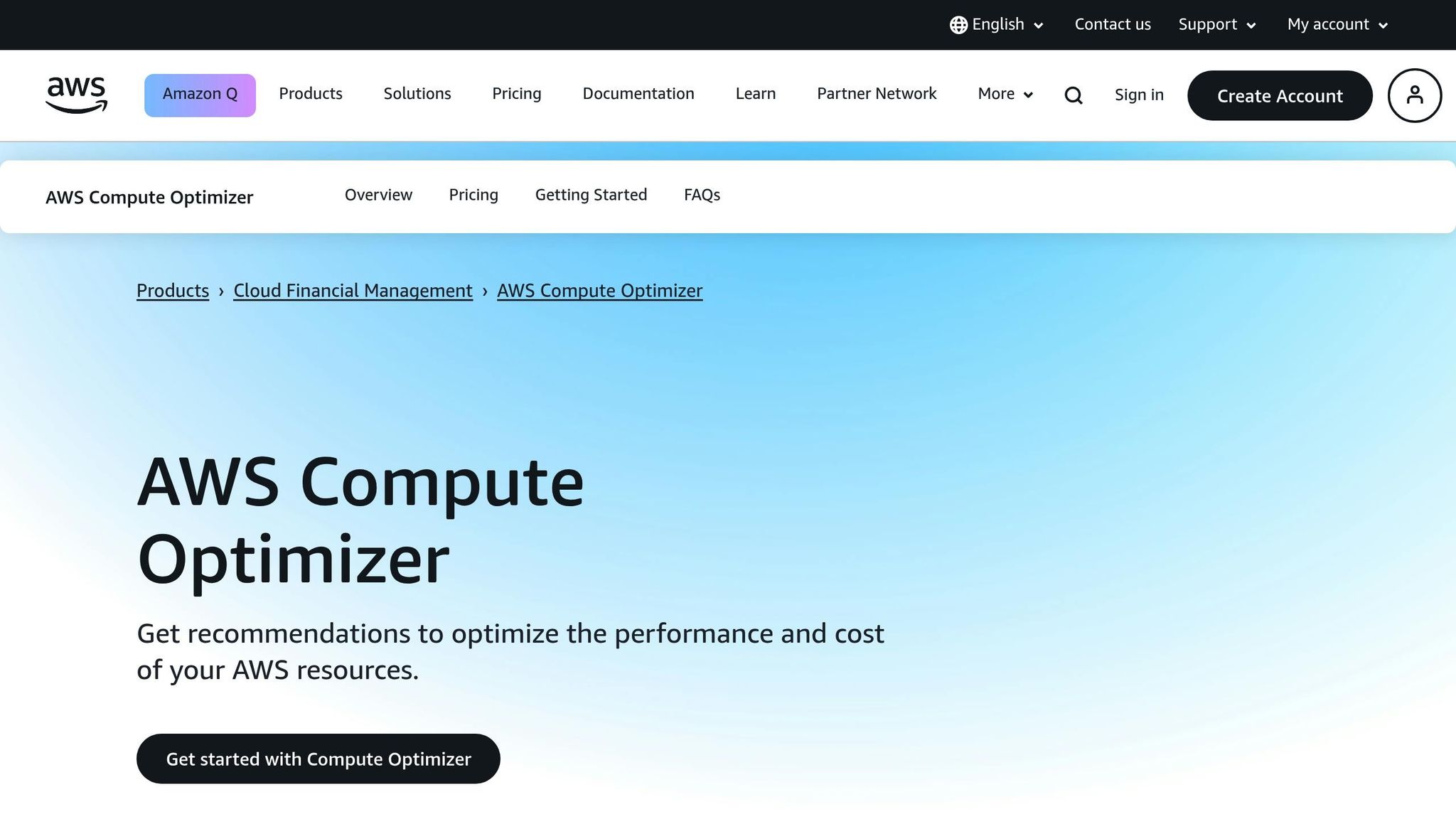 AWS Compute Optimizer