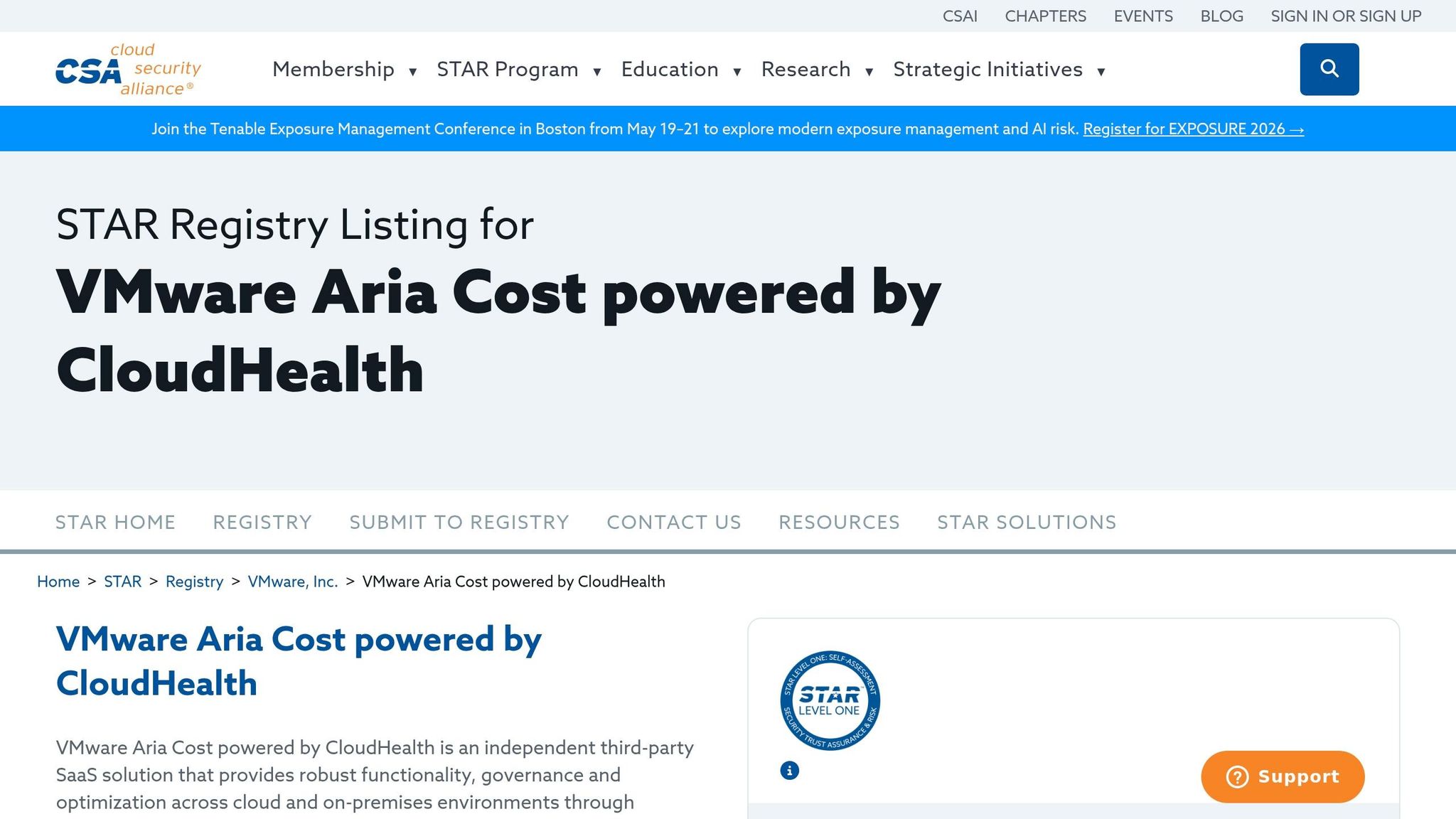 VMware Aria Cost