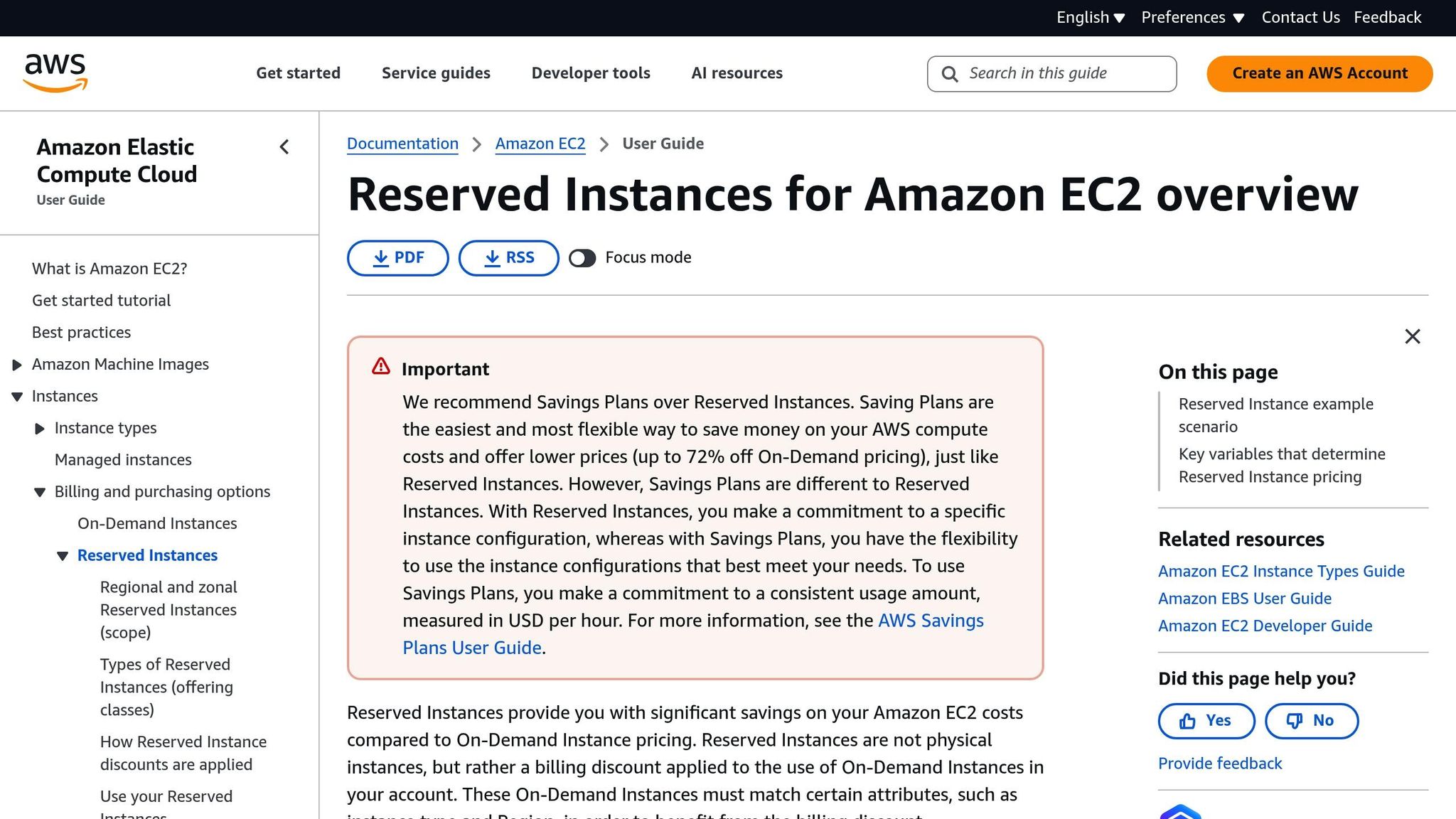 Reserved Instances