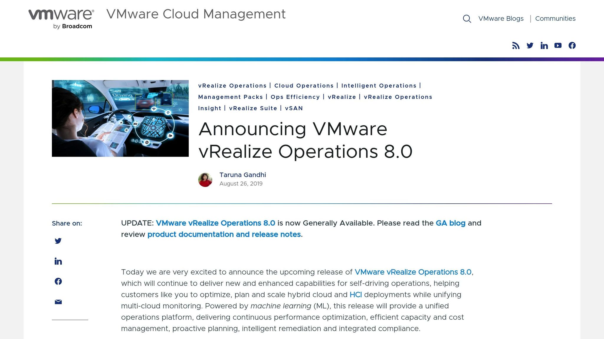 VMware vRealize Operations