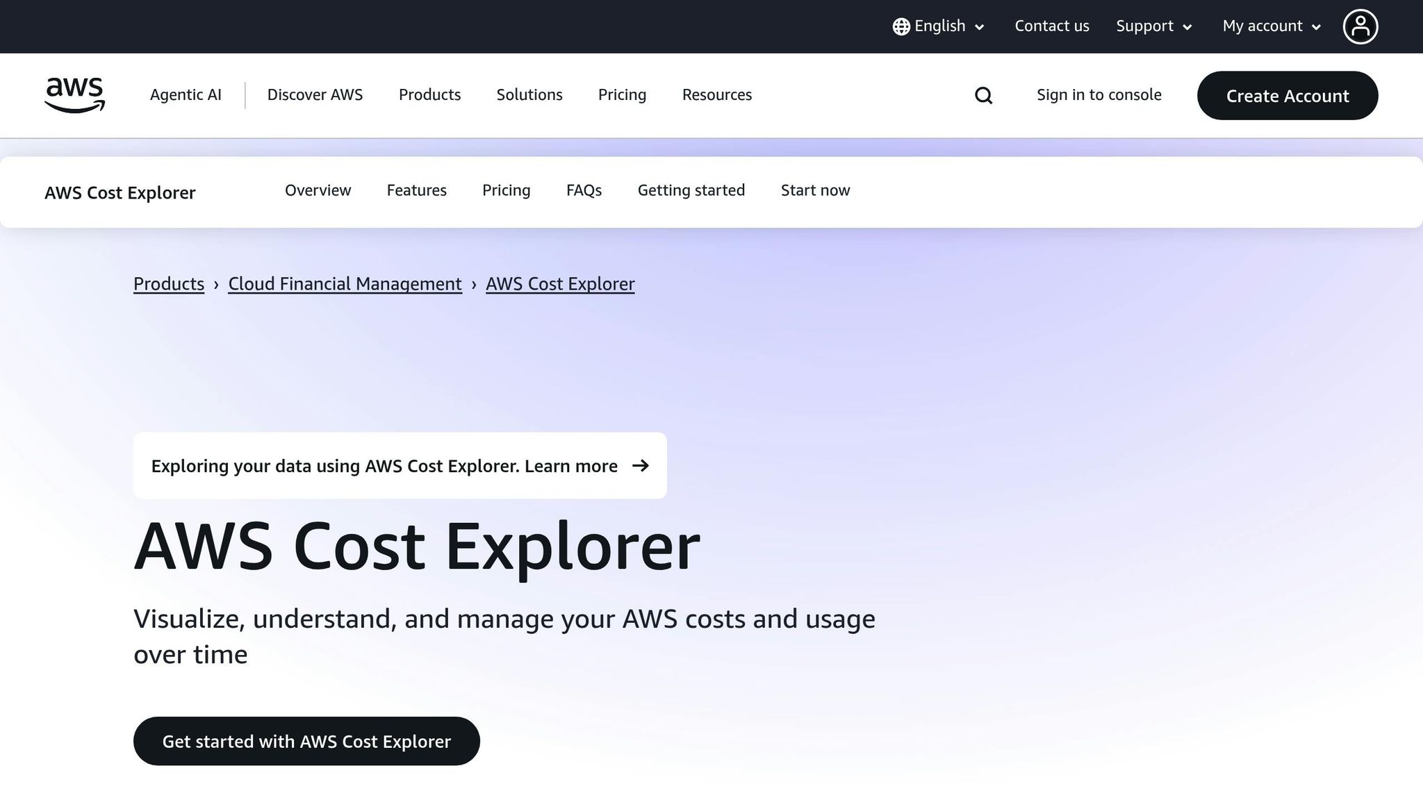 Cost Explorer