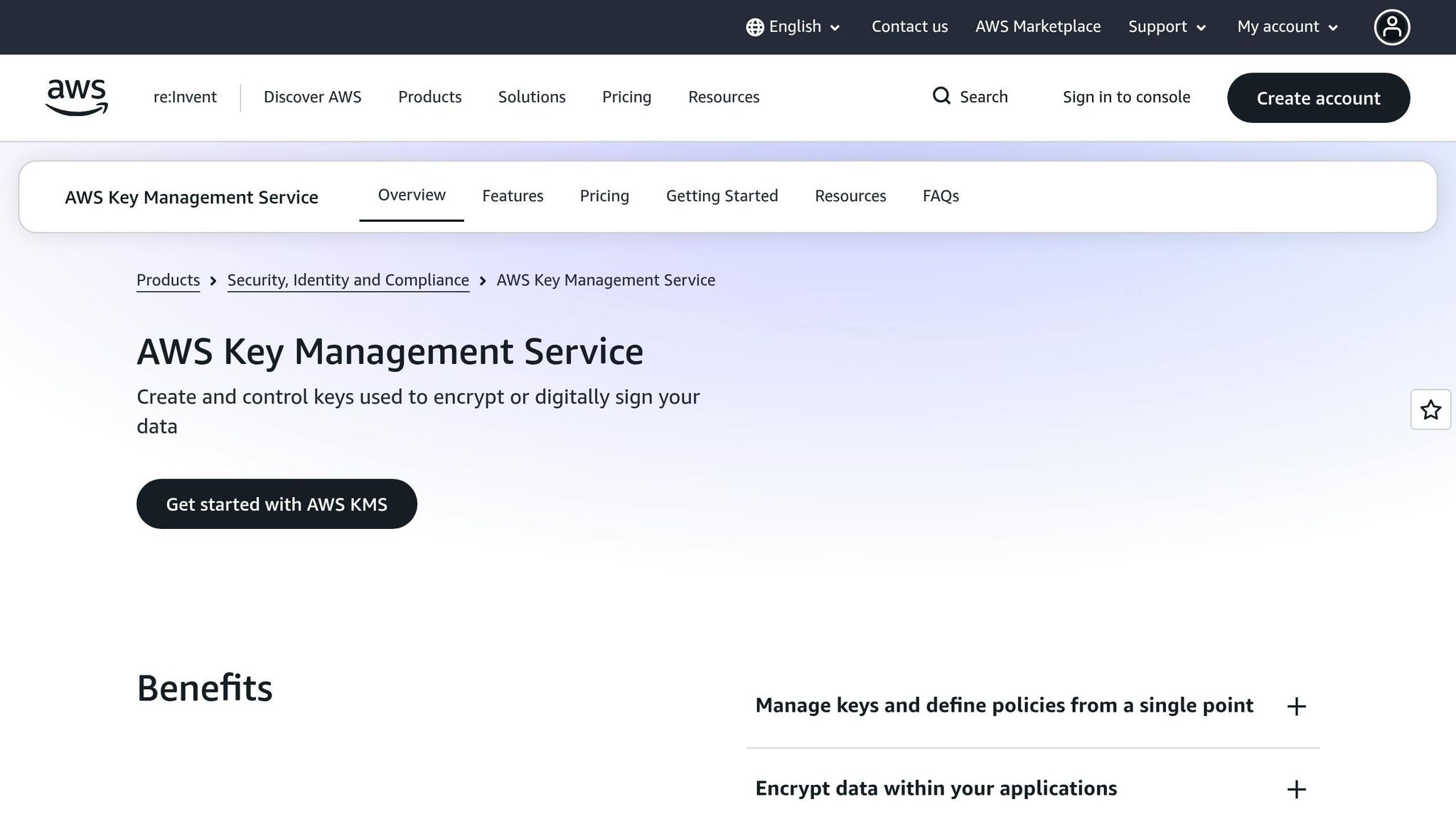 AWS Key Management Service