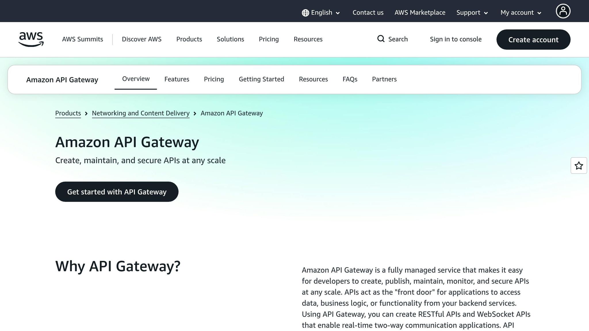 AWS API Gateway
