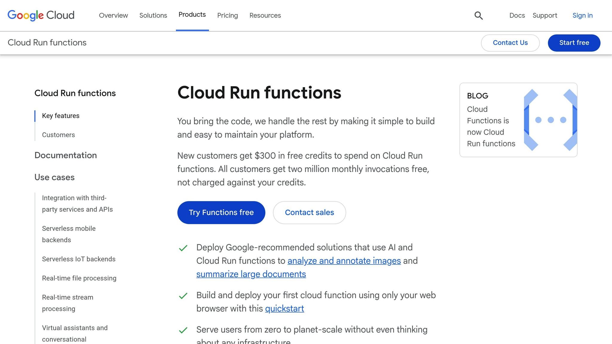 Google Cloud Functions